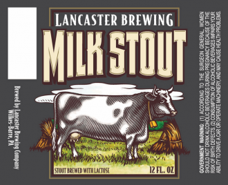 Lancaster Brewing - Milk Stout (6 pack cans) (6 pack cans)